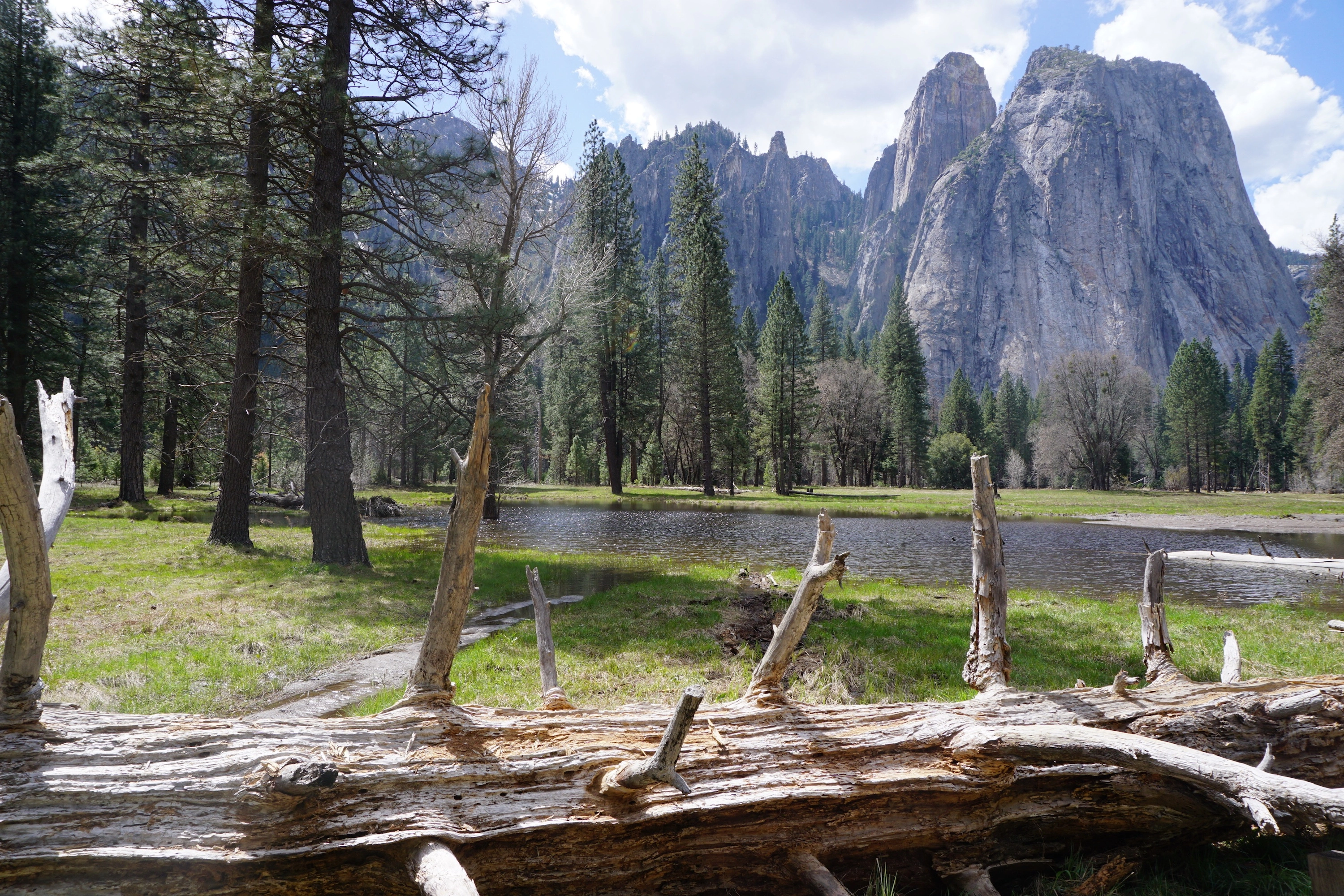 Majestic mountains and clear sky